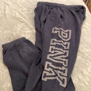 PINK victoria’s secret drawstring sweats navy